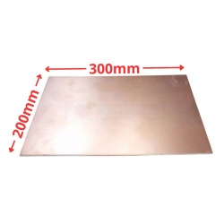 Placa PCB FR4 20x30cm Virgen de Cobre One Side 