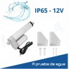 Actuador Lineal 4" 12V 04PZ 90Kg Grado Industrial IP65