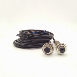 Sensor Fotoeléctrico de Barrera M12 Detección 30m NPN NO / BF-M12JG-30N1/L
