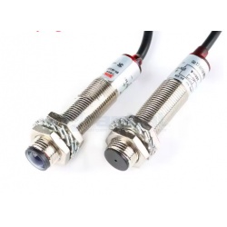 Sensor Fotoeléctrico de Barrera M12 Detección 30m NPN NO / BF-M12JG-30N1/L