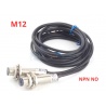 Sensor Fotoeléctrico de Barrera M12 Detección 30m NPN NO / BF-M12JG-30N1/L