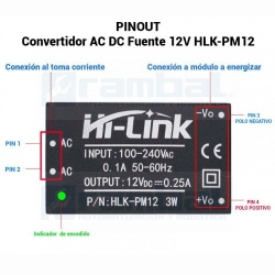 R-Micro Fuente Poder Impermeable HLK PM12