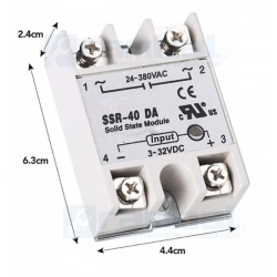 Rele Estado Solido SSR 40A Relay