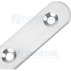 Pletina Union Soporte Plano 46X16mm Acero