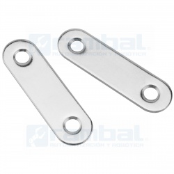 Pletina Union Soporte Plano 46X16mm Acero