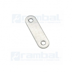 Pletina Union Soporte Plano 46X16mm Acero