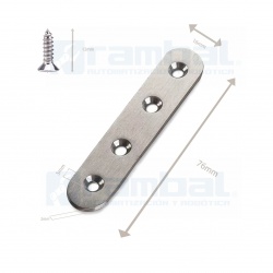 Soporte tipo L para perfiles aluminio 2020