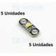 5 piezas módulo LED SMD Mini LilyPad color blanco