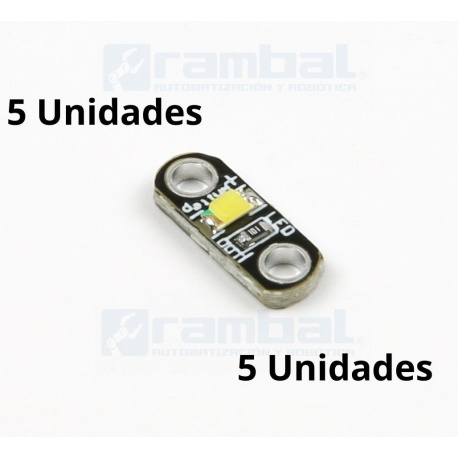 5 piezas módulo LED SMD Mini LilyPad color blanco
