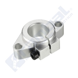 Soporte ovalado Eje Guia 16mm.