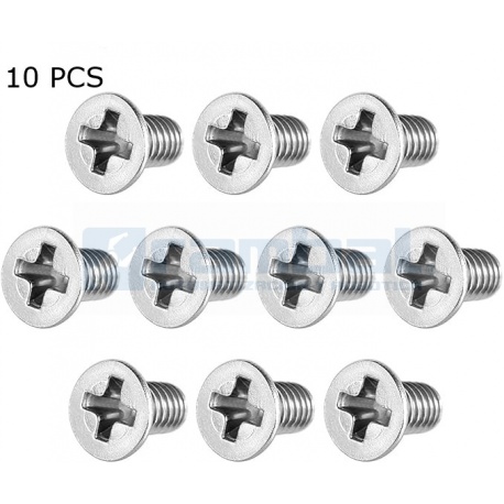 Tornillo Cruz Cabeza Avellanada M4 L12mm