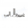 Tornillo Cruz Cabeza Avellanada M4 L12mm
