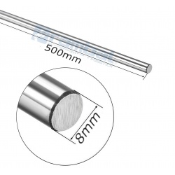 Eje Shaft Lineal Cromado 8mm x 500 mm