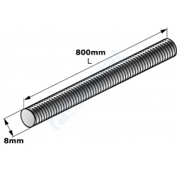 Husillo T8 800mm