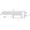 Actuador Lineal 19” Motor Eléctrico.