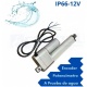 Actuador Lineal 04POT + Feedback Potenciometro 70Kg IP66 12V