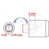 Set 10 Tornillo M4 x 6mm Punta Allen