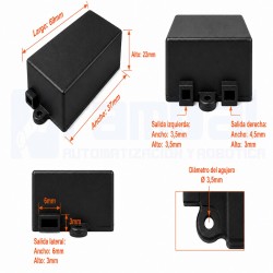 Caja Plastica Proyectos Electronicos 69x37x22mm