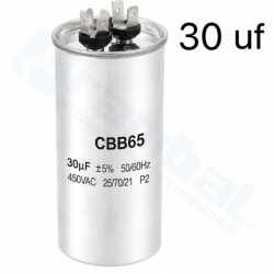 Condensador Arranque CBB65 CBB60 30uf 450V AC, Partida