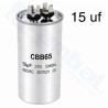 Condensador Arranque CBB65 CBB60 15uf 450V AC, Partida