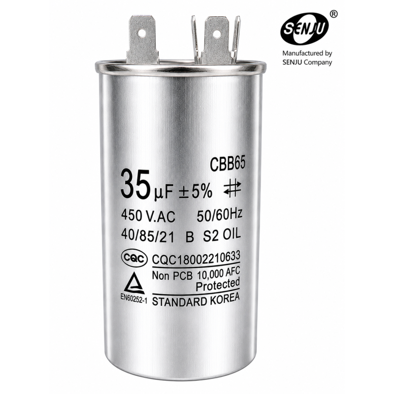 Condensador Arranque CBB65 CBB60 35uf 450V AC, Partida