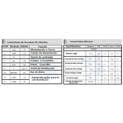 Pantalla LCD 16x2 Amarillo