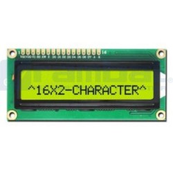 Pantalla LCD 16x2 Amarillo