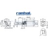 Motor-reductor metalico alto torque y bajo consumo