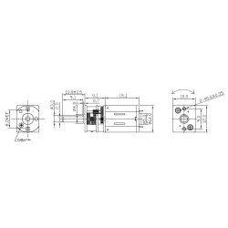 Motor Micro Caja Engranes