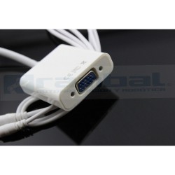 HDMI a Vga + Adaptador de audio