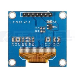 1.3"  SPI/IIC Pantalla 7pin OLED LCD Color Blanco