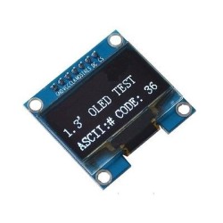 1.3"  SPI/IIC Pantalla 7pin OLED LCD Color Blanco