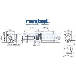 Motor-Reductor Metálico N20 380:1