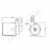 Mini Bomba Sumergible DC 2.5V a 6V