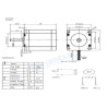 Stepper Motor Nema 23  12,6 kg-cm