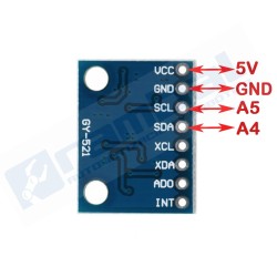 Acelerometro Giroscopio de 3 Ejes (MPU-6050-V4)
