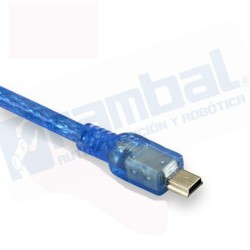 Cable USB A Macho /Mini B Macho 30 cms