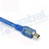 Cable USB A Macho /Mini B Macho 30 cms