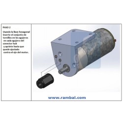 Motor Soporte y Ruedas Kit-2