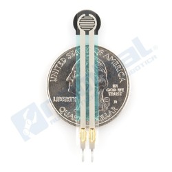 Force-Sensing Resistor: 0.2"