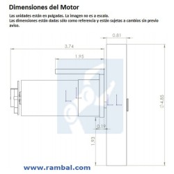 Motor Soporte y Ruedas Kit-2