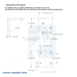 Motor Soporte y Ruedas Kit-2
