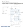 Motor Soporte y Ruedas Kit-2