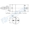 Motor Reductor JGA25-SUPER PLUS 12V 21RPM