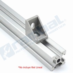 Soporte esquina para perfil 20x20x17mm