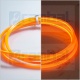 El Wire Neon - Naranjo Fosforescente 2mt