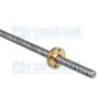 Husillo Tornillo Trapezoidal Cuadrado T8 CNC 1200mm