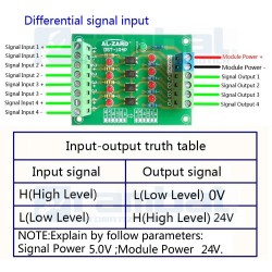 Optoacoplador Convertidor de Señal de 4Bit