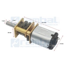 Motor-Reductor Metalico GA12Y N20 60RPM