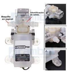 Bomba agua alta presion 60 W DC 12